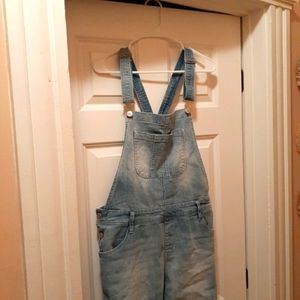 Wallflower jean overalls XL